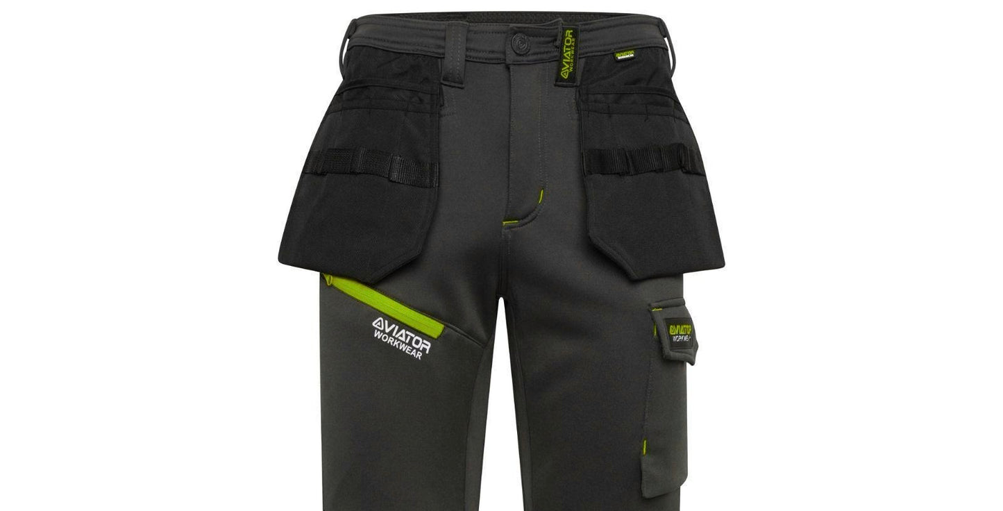 Elasticated Work shorts with holster pockets