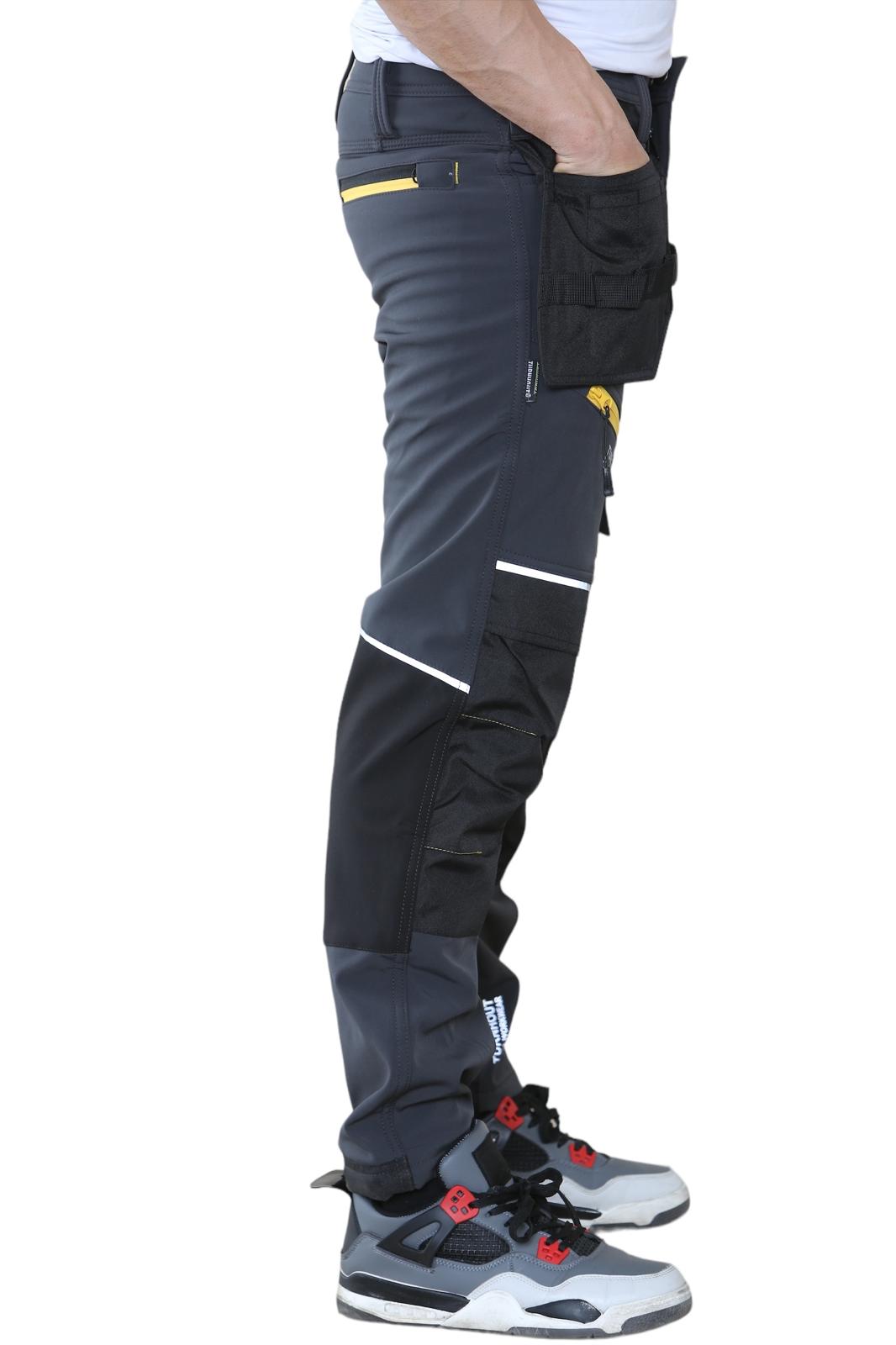 Soft shell waterproof trousers