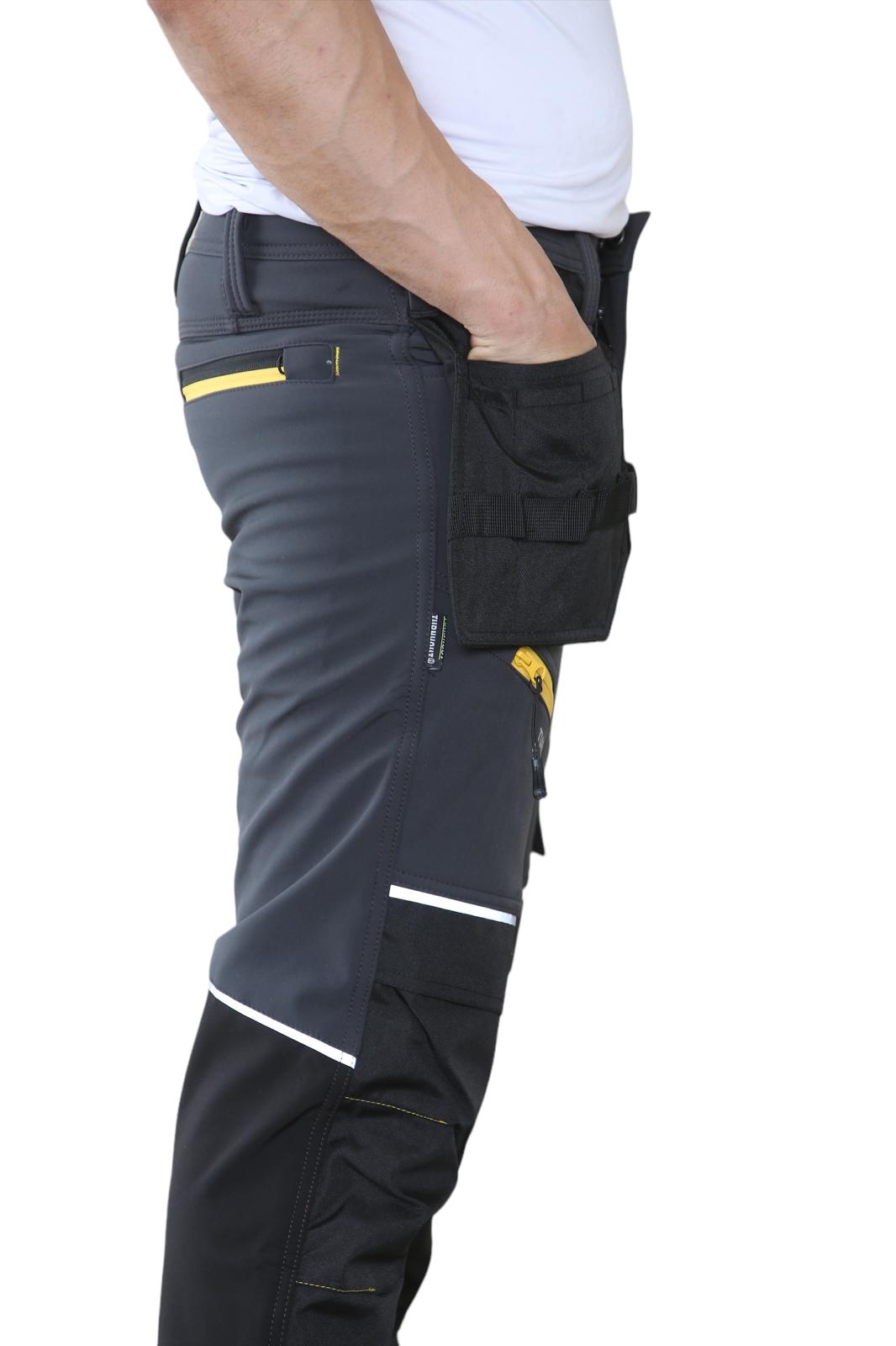 Soft shell waterproof trousers